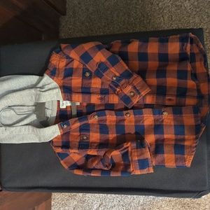 Hooded flannel
